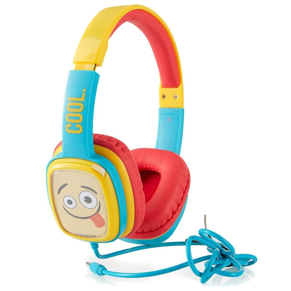 EMOJI hovedtelefoner Flip'N'Switch Junior On-Ear Wired Blue 85dB