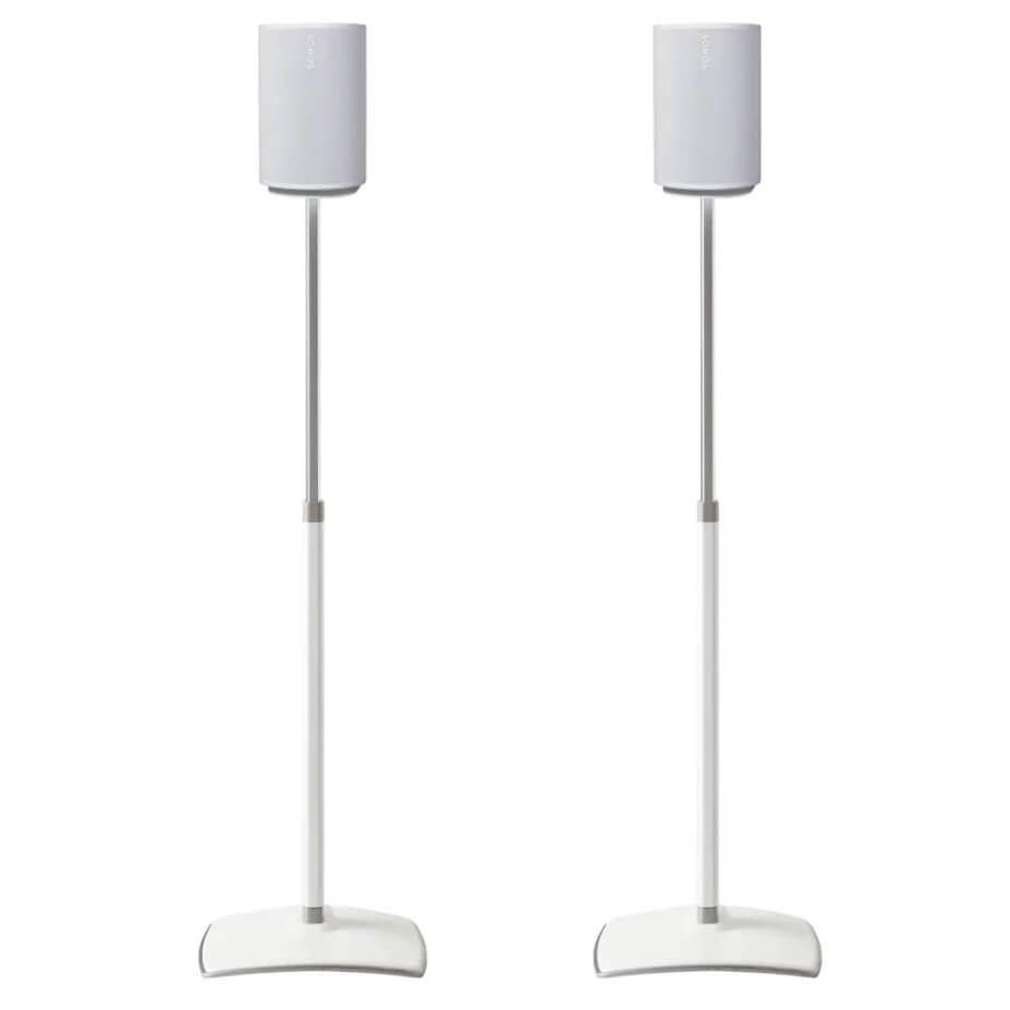 SANUS Floor Stand Adjustable for Sonos ERA 100 Pair White | Elektronik - Ljud & Bild - Högtalare | Pryloteket