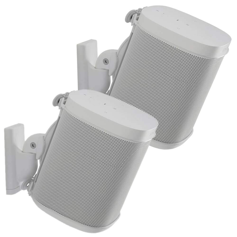 SANUS Wall Mount for Sonos One SL Play:1 Play:3 Pair White | Elektronik - Ljud & Bild - Högtalare | Pryloteket