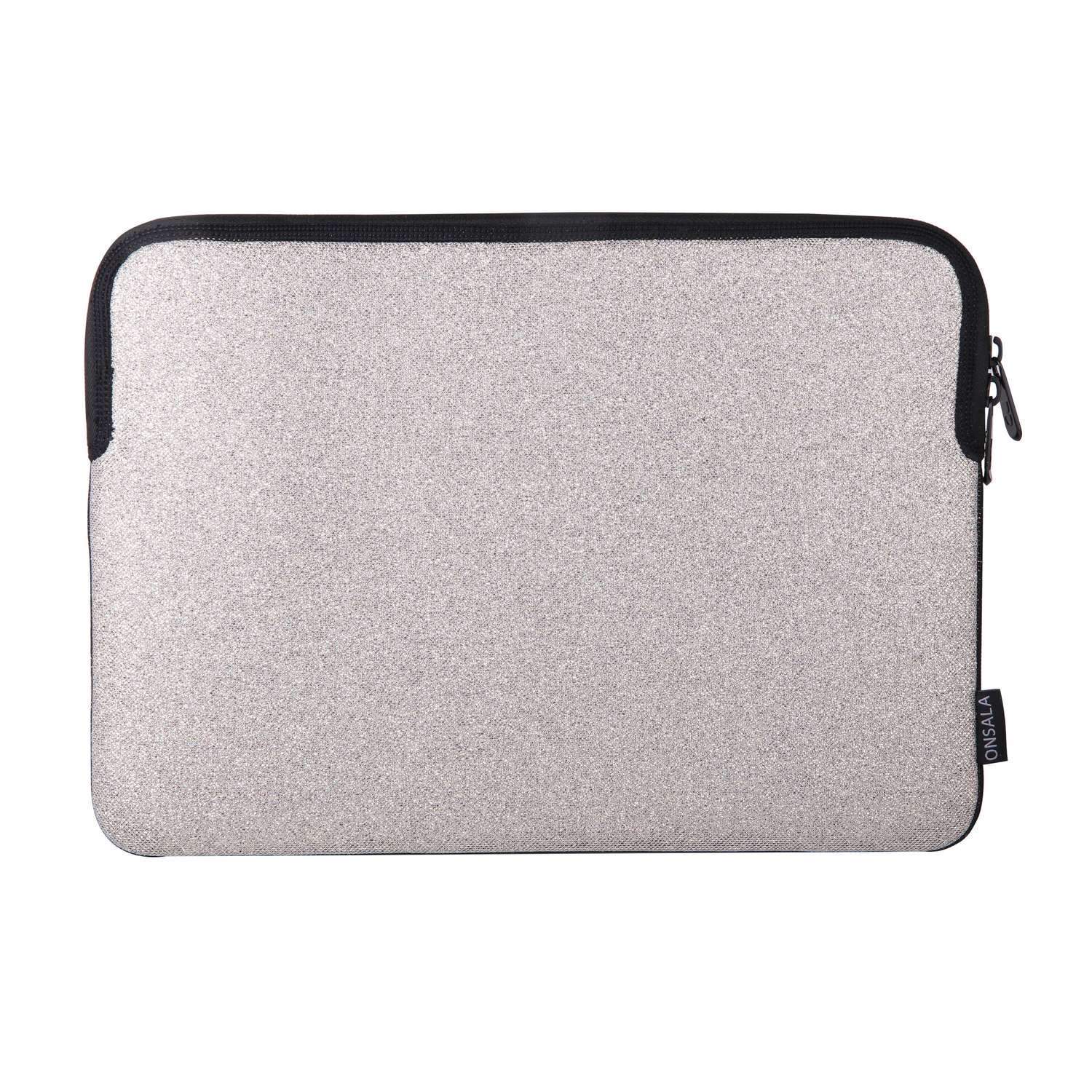ONSALA Sleeve Glitter 13/14" Sølv