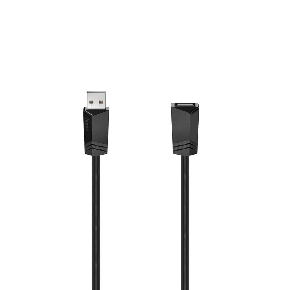 HAMA Cable USB 2.0 Extension 480 Mbit/s 5.0m Black | Hem & Hobby - Hem & Hushåll - Bygg | Pryloteket