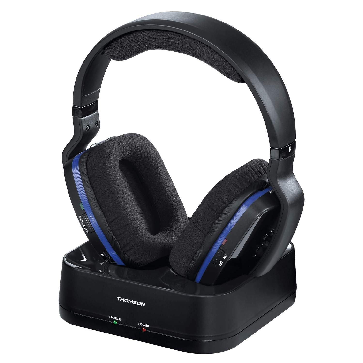 THOMSON Hovedtelefon WHP3311 Trådløs Sort Over-Ear 100m