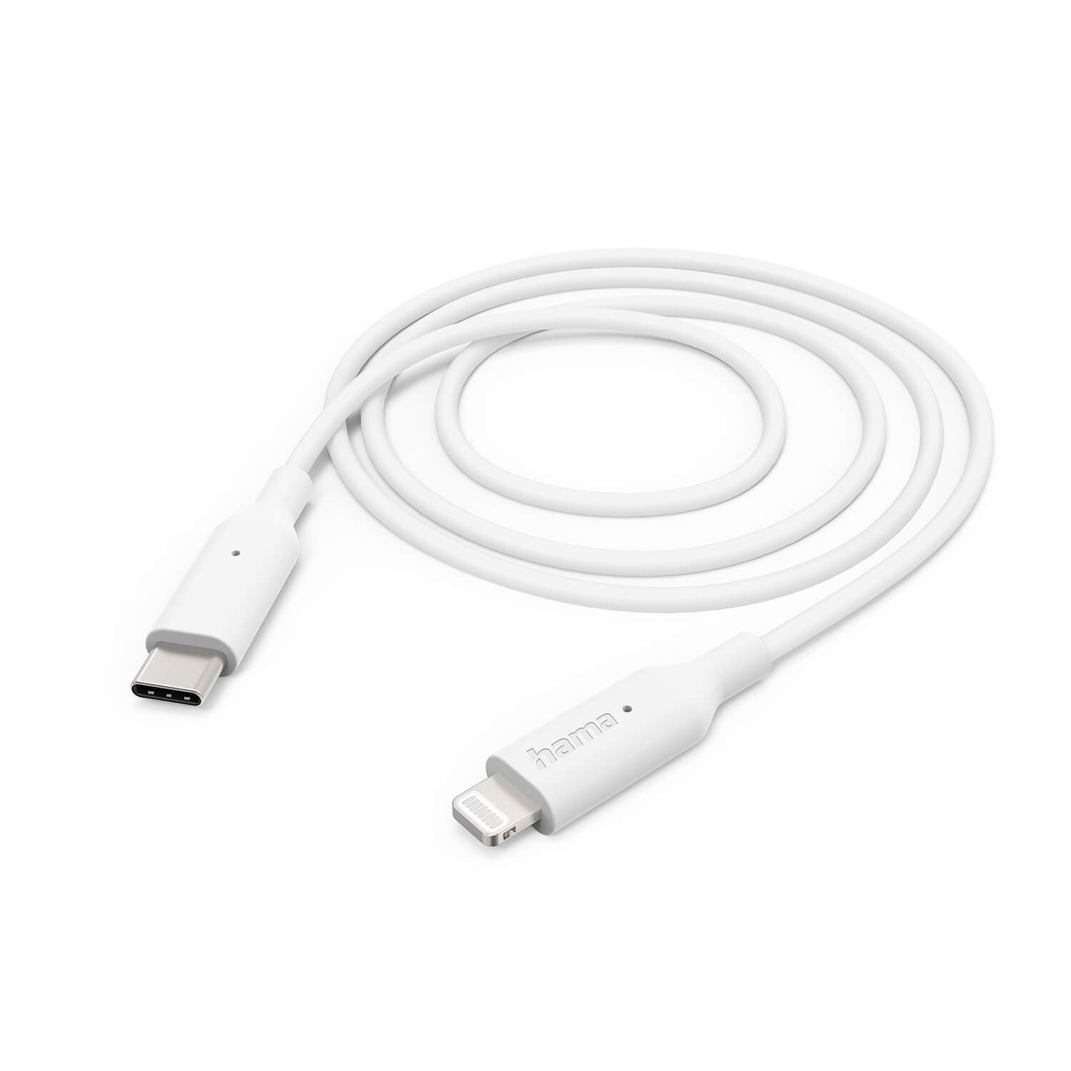 HAMA Ladekabel USB-C til Lightning 1,0m Hvid