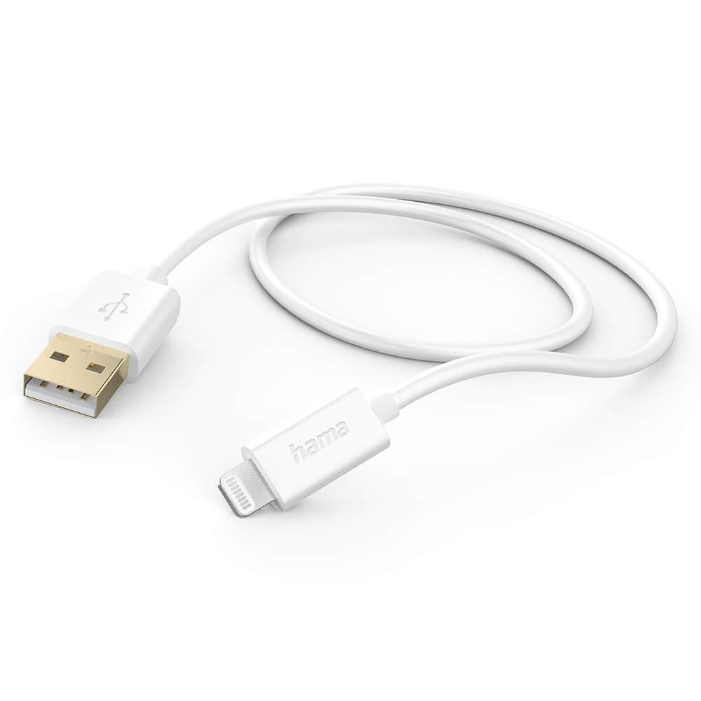 HAMA Ladekabel USB-A til Lightning White 1,5m