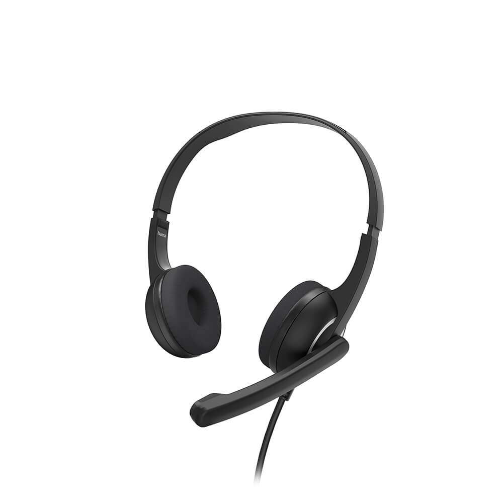 HAMA Headset PC Office Stereo On-Ear HS-P150 V2 Black | Elektronik - Speltillbehör - Windows | Pryloteket