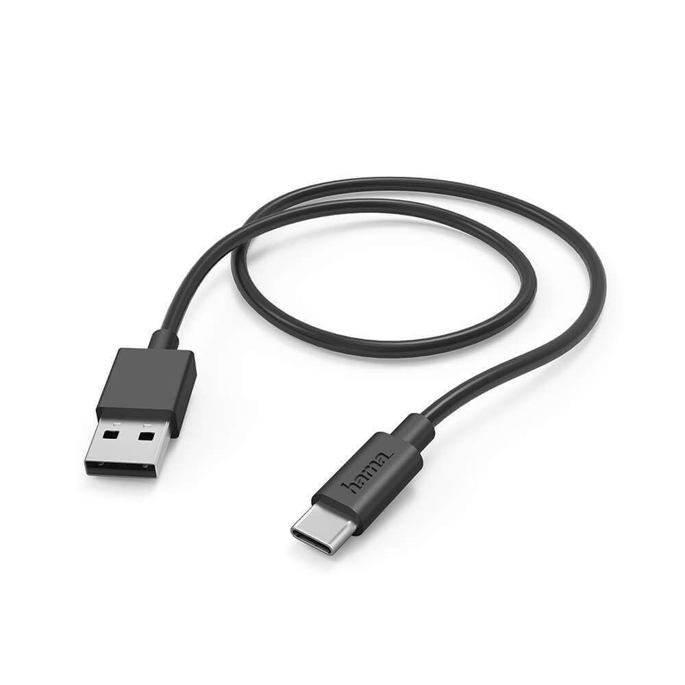 HAMA Ladekabel USB-A til USB-C Sort 1,0m