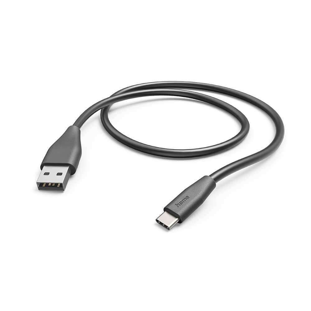 HAMA Ladekabel USB-A til USB-C Sort 1,5m