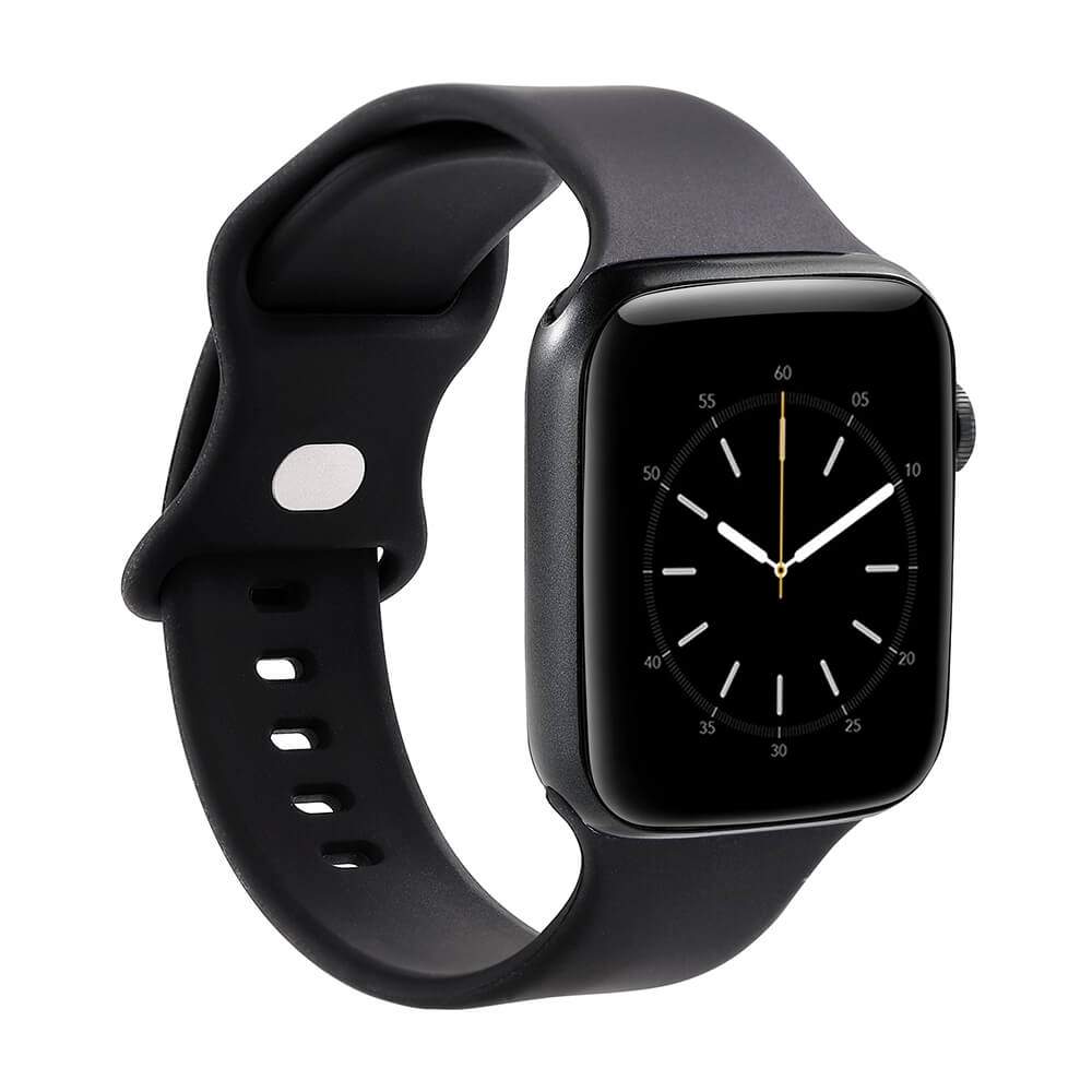 GEAR Urrem Silikone SORT Apple Watch 42/44/45