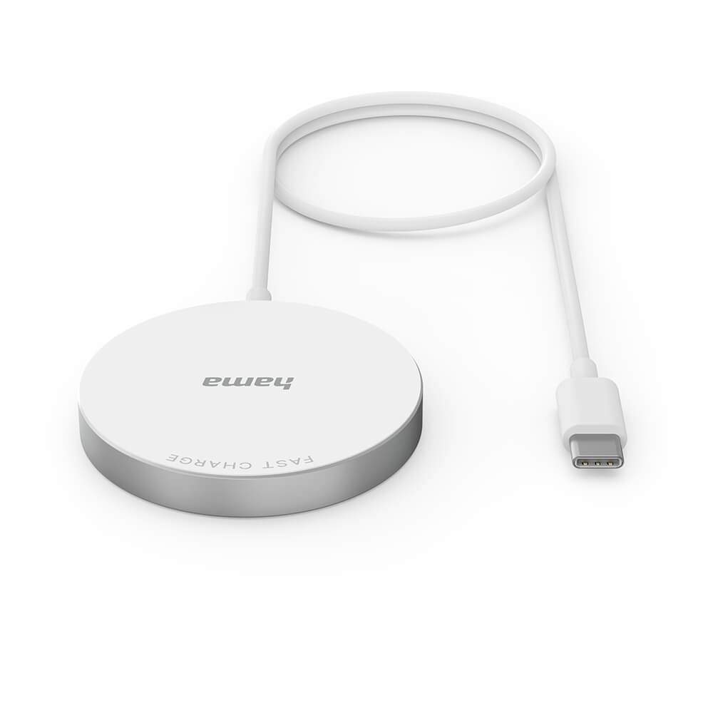 HAMA MagCharge FC 15 Wireless Charger 15W White | Elektronik - Speltillbehör - Nintendo - Nintendo Switch - Laddare | Pryloteket