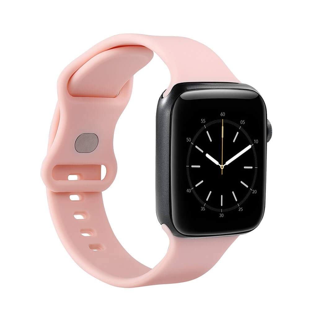 GEAR Watchband Silicone ROSE Apple Watch 38/40/41 | Sport & Fritid - Aktivitetsarmband & Tillbehör - Klockarmband | Pryloteket