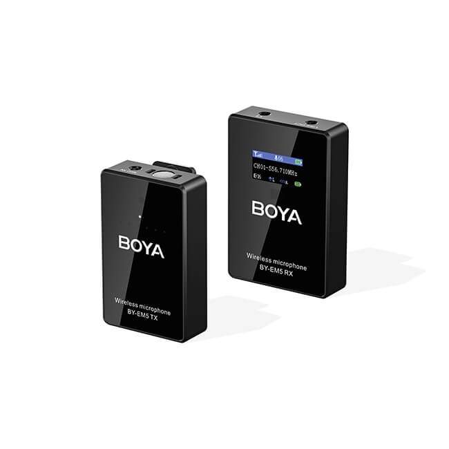 BOYA Trådløs UHF-mikrofon x1 BY-EM5-K1