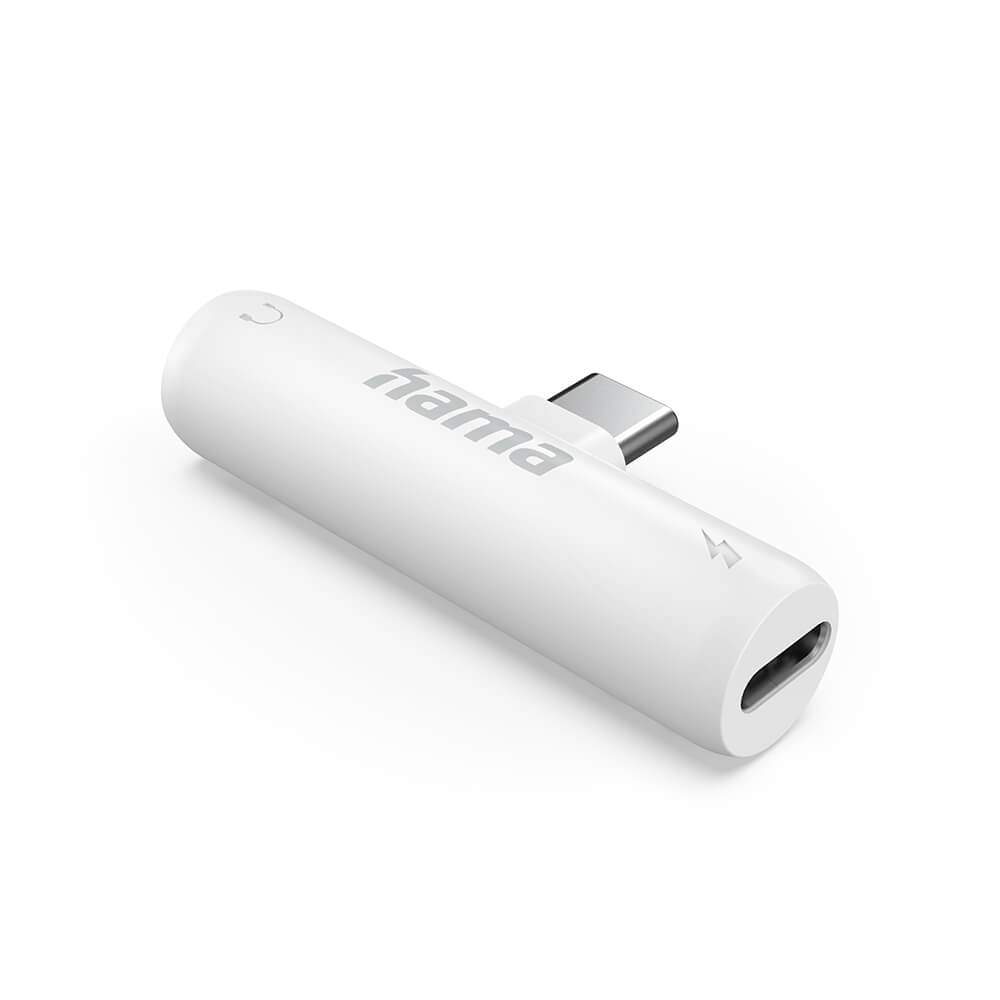 HAMA Adapter Audio USB-C White | Elektronik - Ljud & Bild - Högtalare | Pryloteket