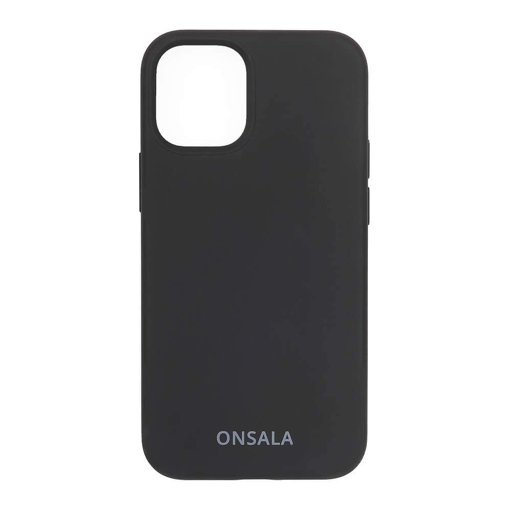 ONSALA Mobiltelefon cover Silikone Sort iPhone 12 Mini