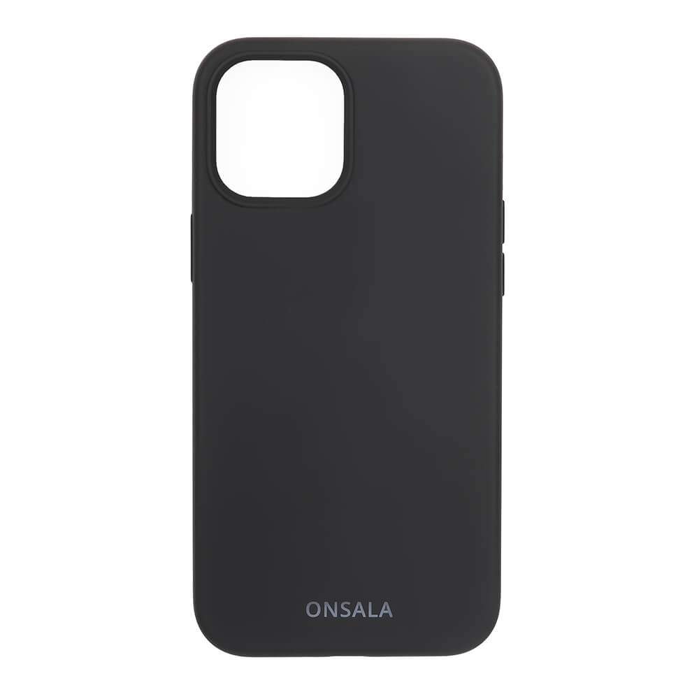 ONSALA Mobilcover Silikone Sort iPhone 12 Pro Max