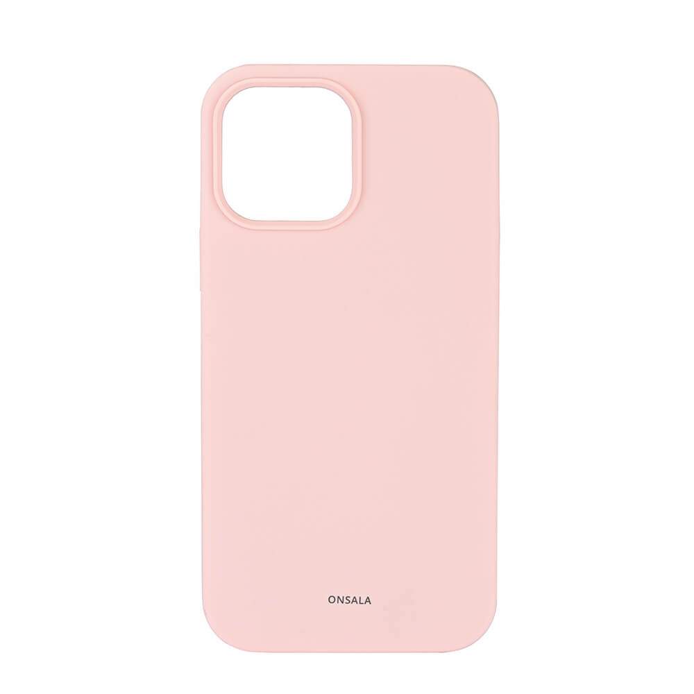 ONSALA Mobilcover Silikone Kridt Pink iPhone 13 Pro Max