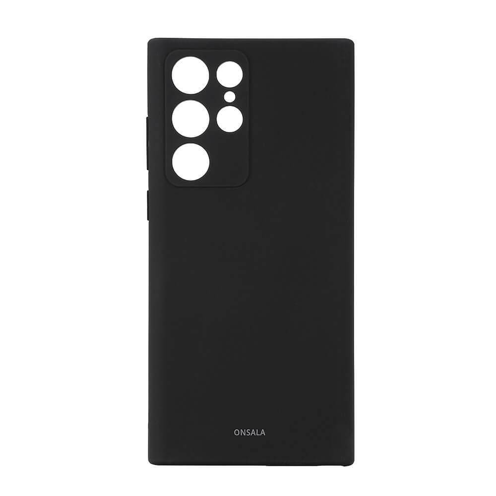 ONSALA Mobilcover Silikone Sort Samsung S22 Ultra
