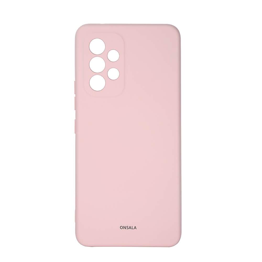 ONSALA Mobilcover Silikone Kridt Pink Samsung A53 5G