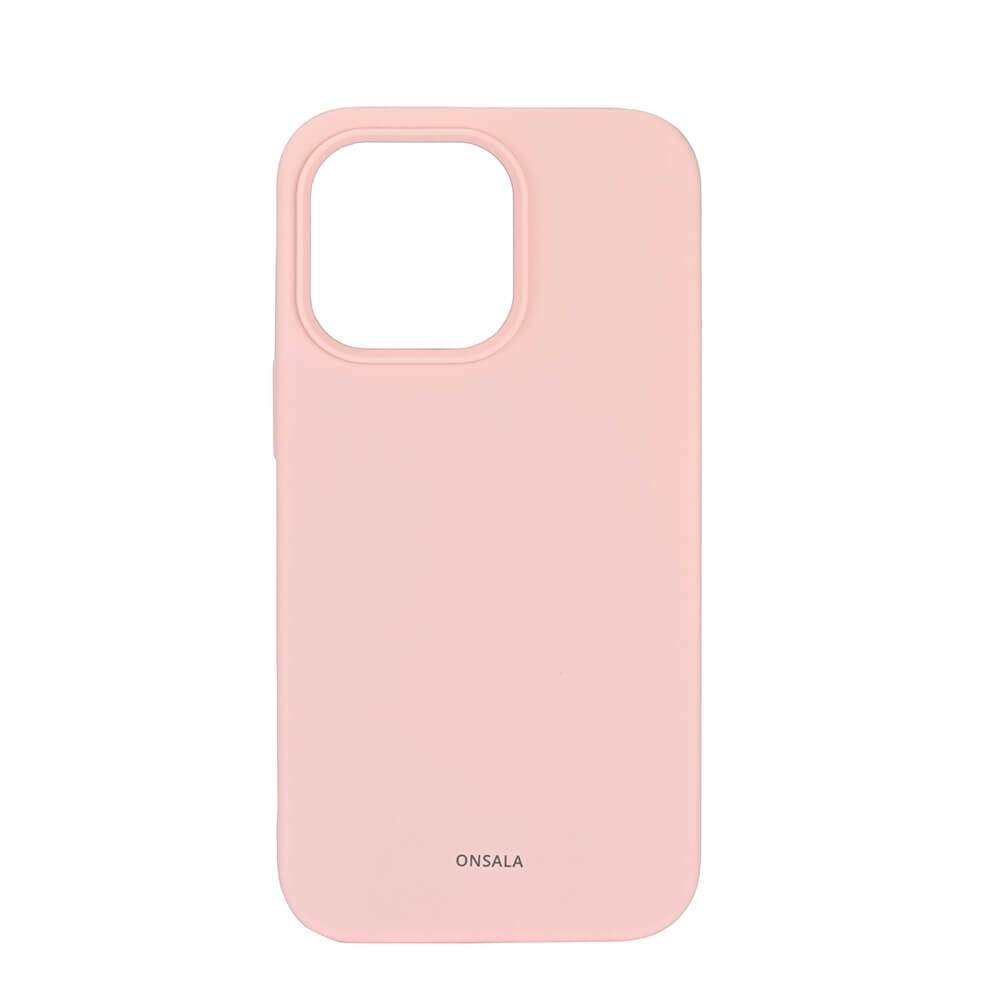 ONSALA Mobilcover Silikone Kridt Pink iPhone 13 Pro