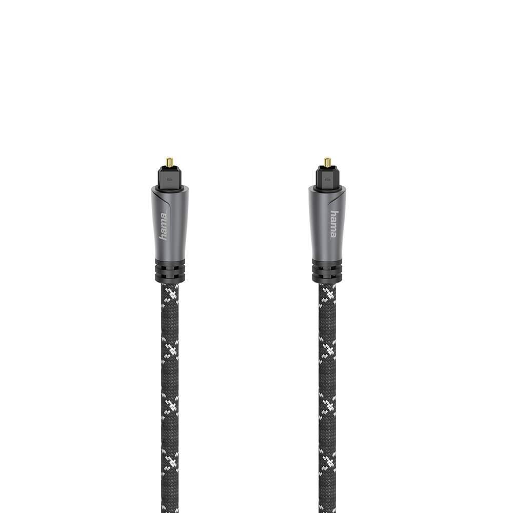 HAMA Cable ODT Metal Black 3.0m | Elektronik - Kablar & Adaptrar - Adaptrar & Signalomvandlare - Ljud | Pryloteket