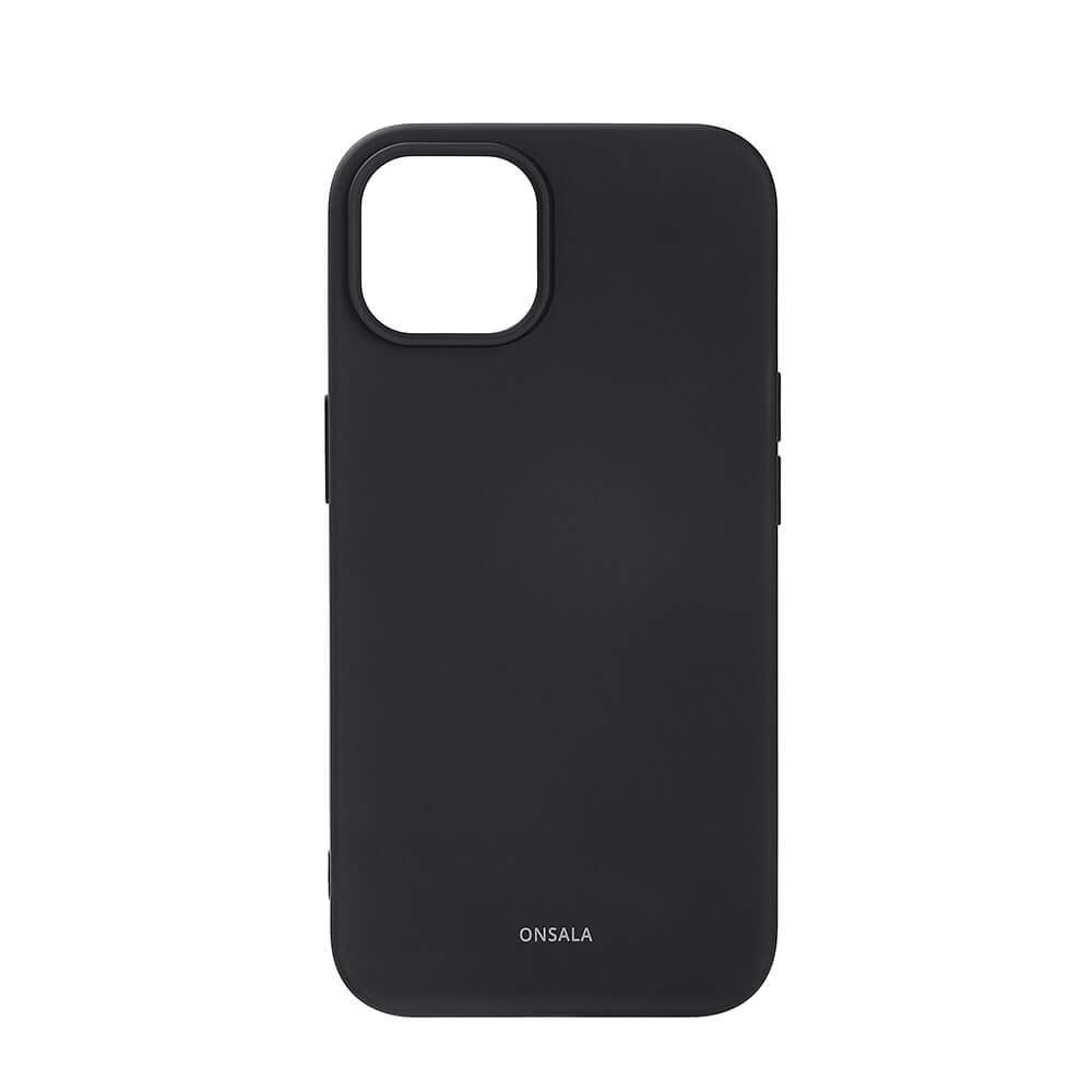 ONSALA Bagcover Silikone iPhone 13 / 14 6.1" Sort