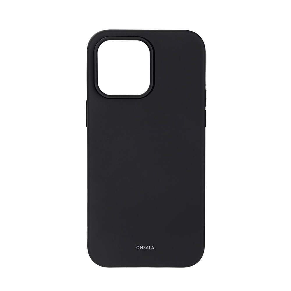 ONSALA Bagcover Silikone iPhone 14 Pro Max 6,7" Sort