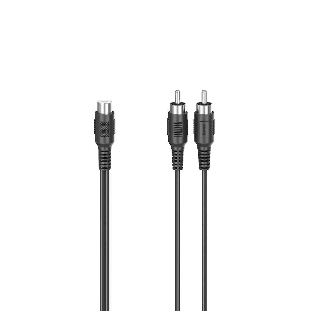 HAMA Adapter Audio Subwoofer 2x RCA-stik til RCA-stik
