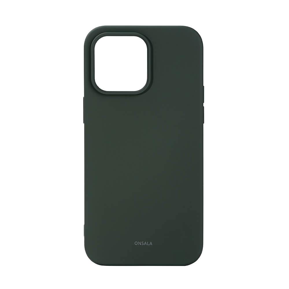 ONSALA Bagcover Silikone iPhone 14 Pro Max 6,7" Olivengrøn