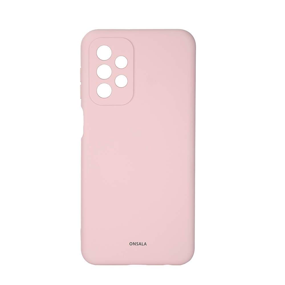 ONSALA Bagcover Silikone Samsung A23 5G Kridt Pink
