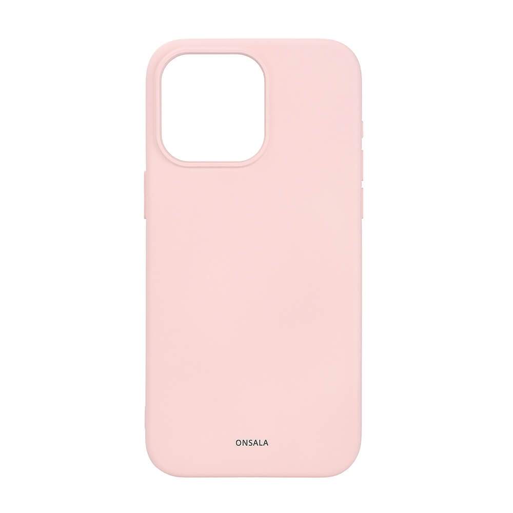 ONSALA Bagside Sil Touch Genbrugt MagSerie iPhone 15 Pro Max Kridt Pink
