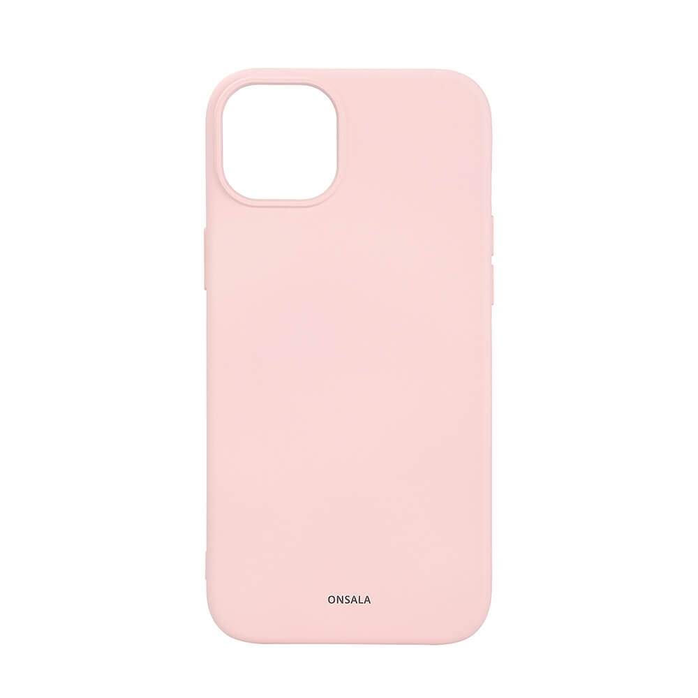 ONSALA Bagside Sil Touch Genbrugt MagSerie iPhone 15 Plus Kridt Pink