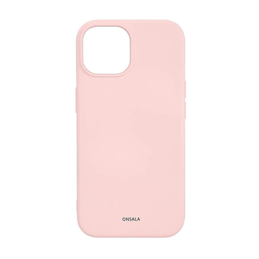 ONSALA Bagside Sil Touch Genbrugt MagSerie iPhone 15 Kridt Pink