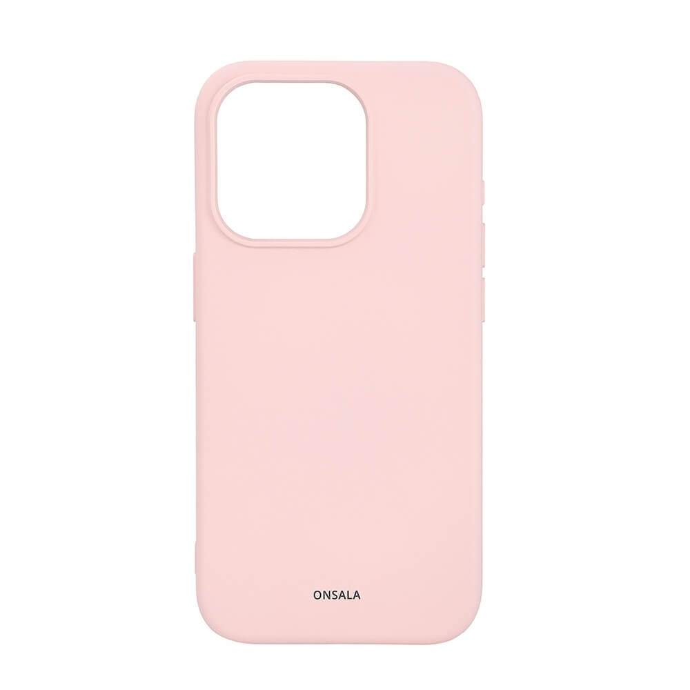 ONSALA Bagside Sil Touch Genbrugt MagSerie iPhone 15 Pro Chalk Pink