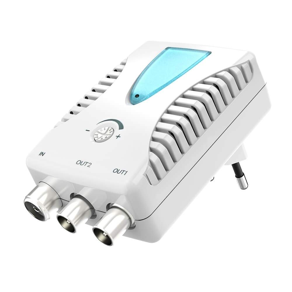 HAMA Antenna Amplifier 2x 22dB Adjustable | Hem & Hobby - Hem & Hushåll - Bygg | Pryloteket