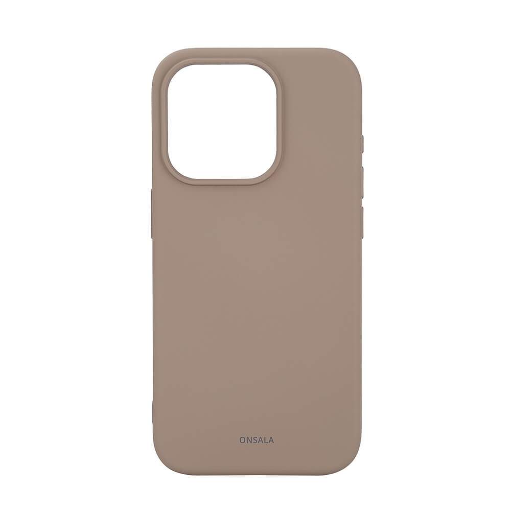 ONSALA Back Sil Touch Genbrugt MagSerie iPhone 15 Pro Summer Sand