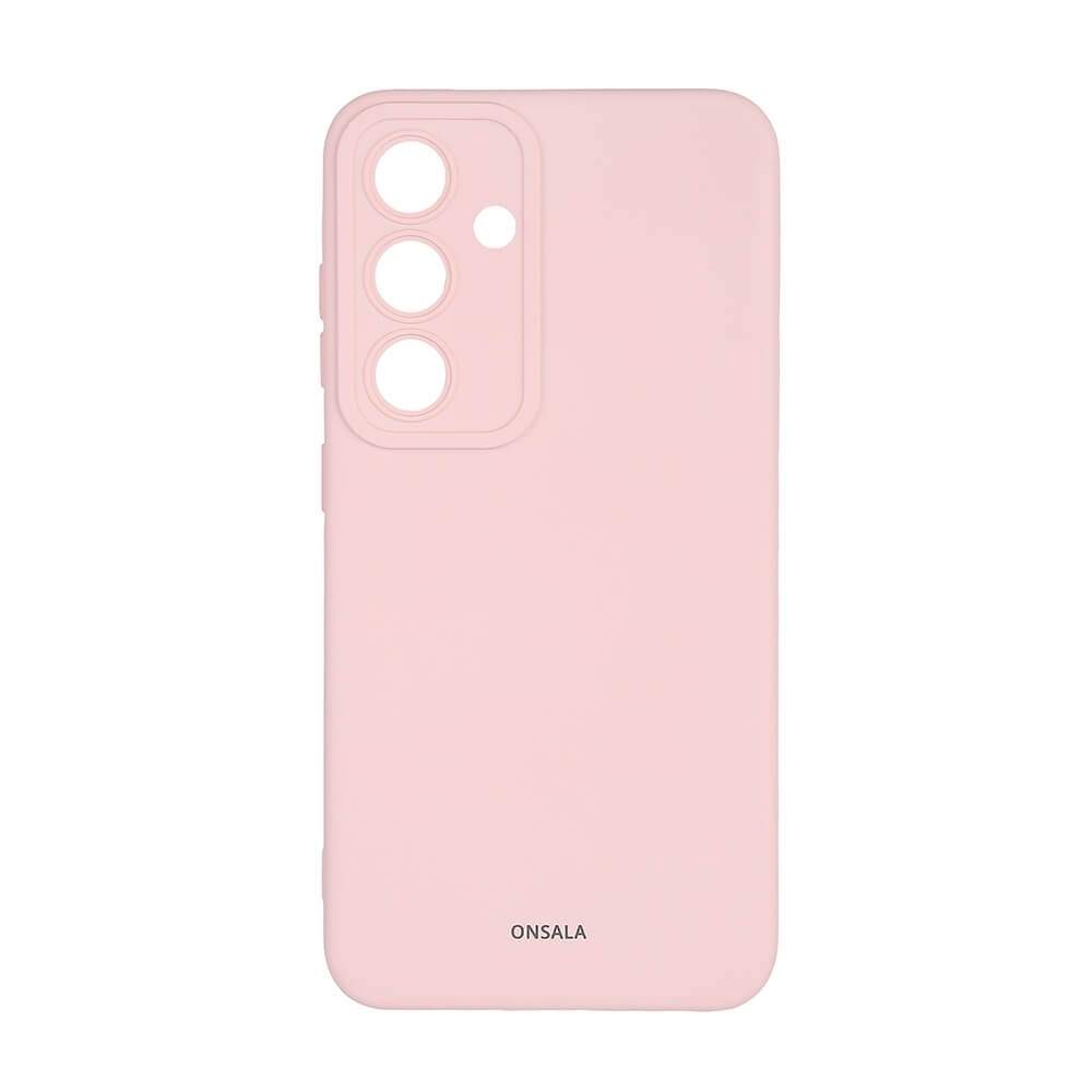 ONSALA Bagcover Sil Touch Samsung S24 5G Kridt Pink