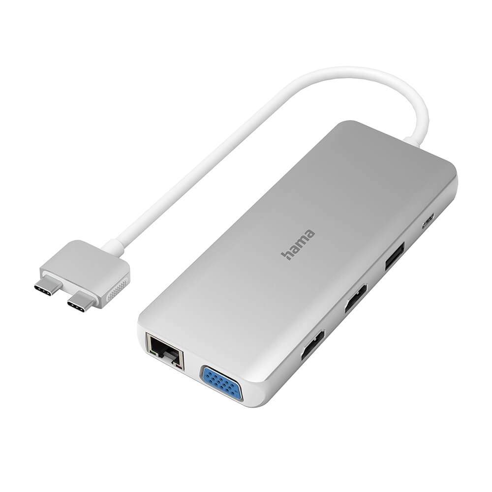 HAMA Hub USB-C Connect2Mac 12 ports | Elektronik - Datortillbehör - Tangentbord, Möss & Fjärrkontroller - Tangentbord | Pryloteket
