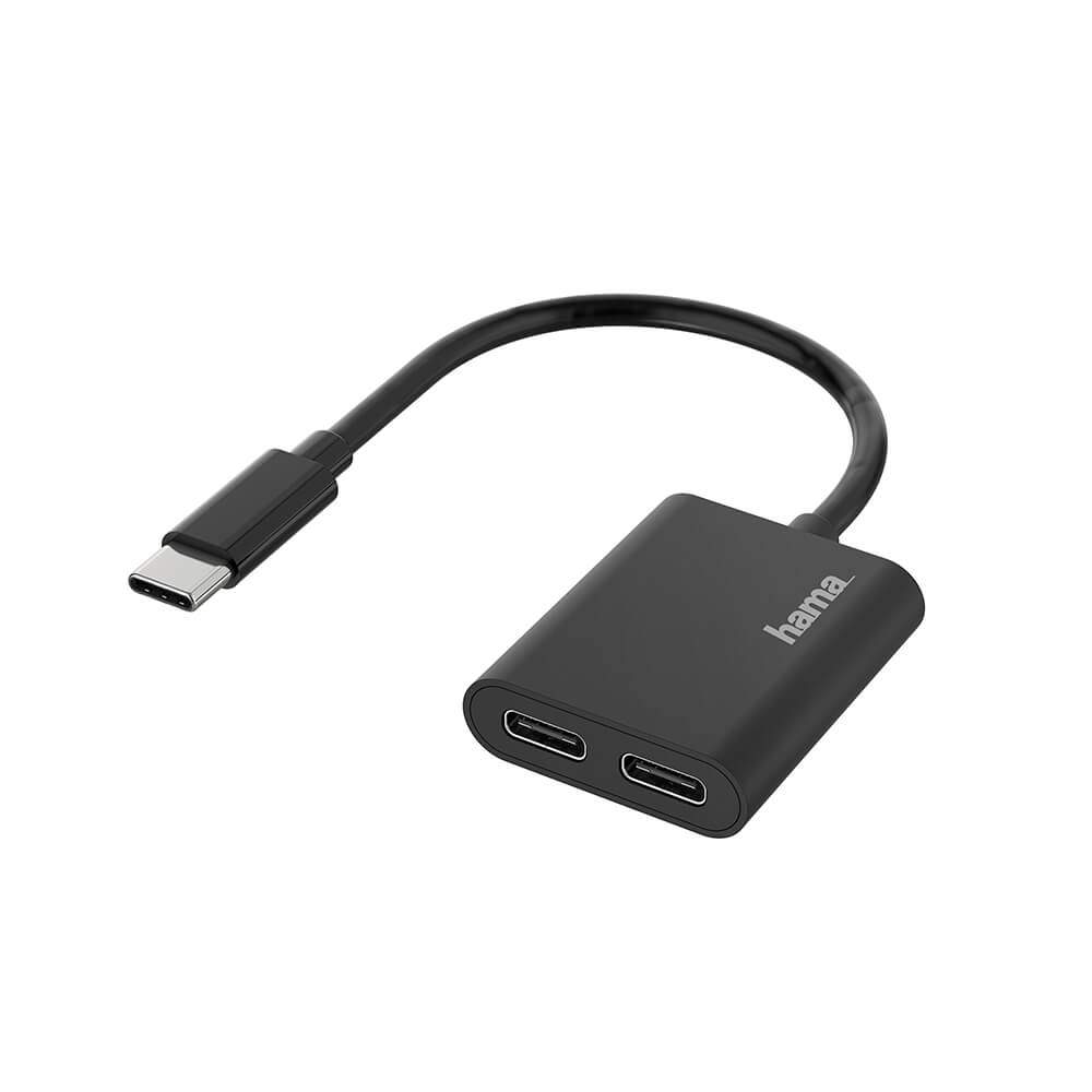 HAMA USB-C Audio/Charging Adapter 2-in-1 | Elektronik - Ljud & Bild - Högtalare | Pryloteket