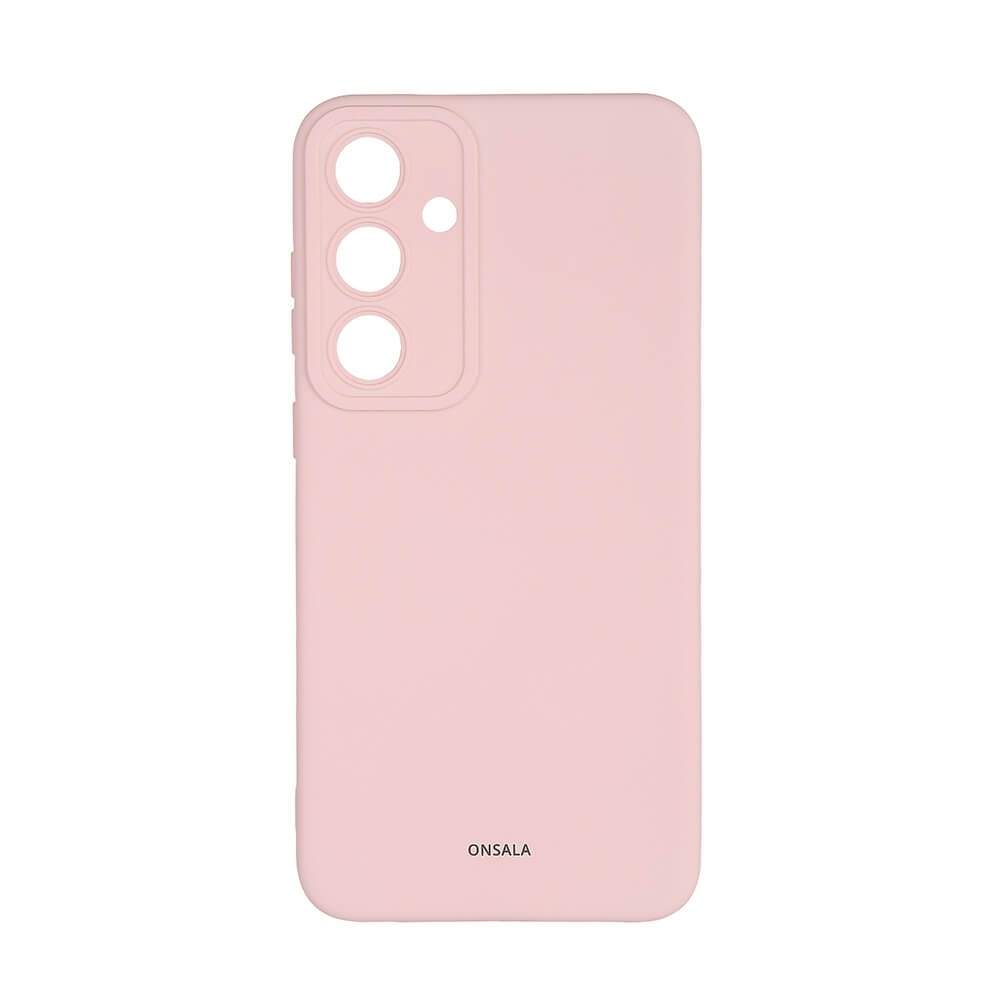 ONSALA Bagcover Sil Touch Samsung S24+ 5G Kridt Pink