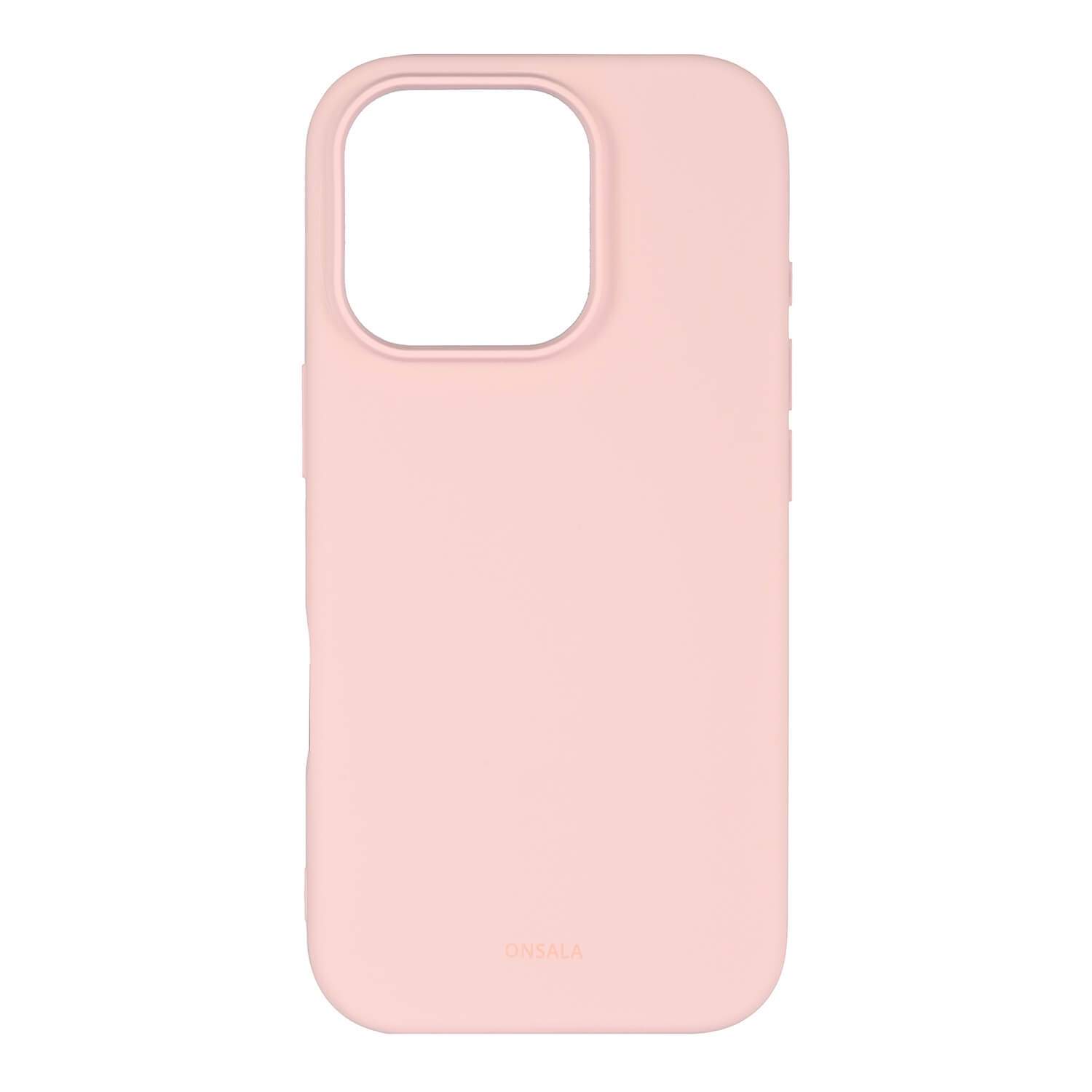 ONSALA Bagside Sil Touch Genbrugt MagSerie iPhone 16 Pro Chalk Pink