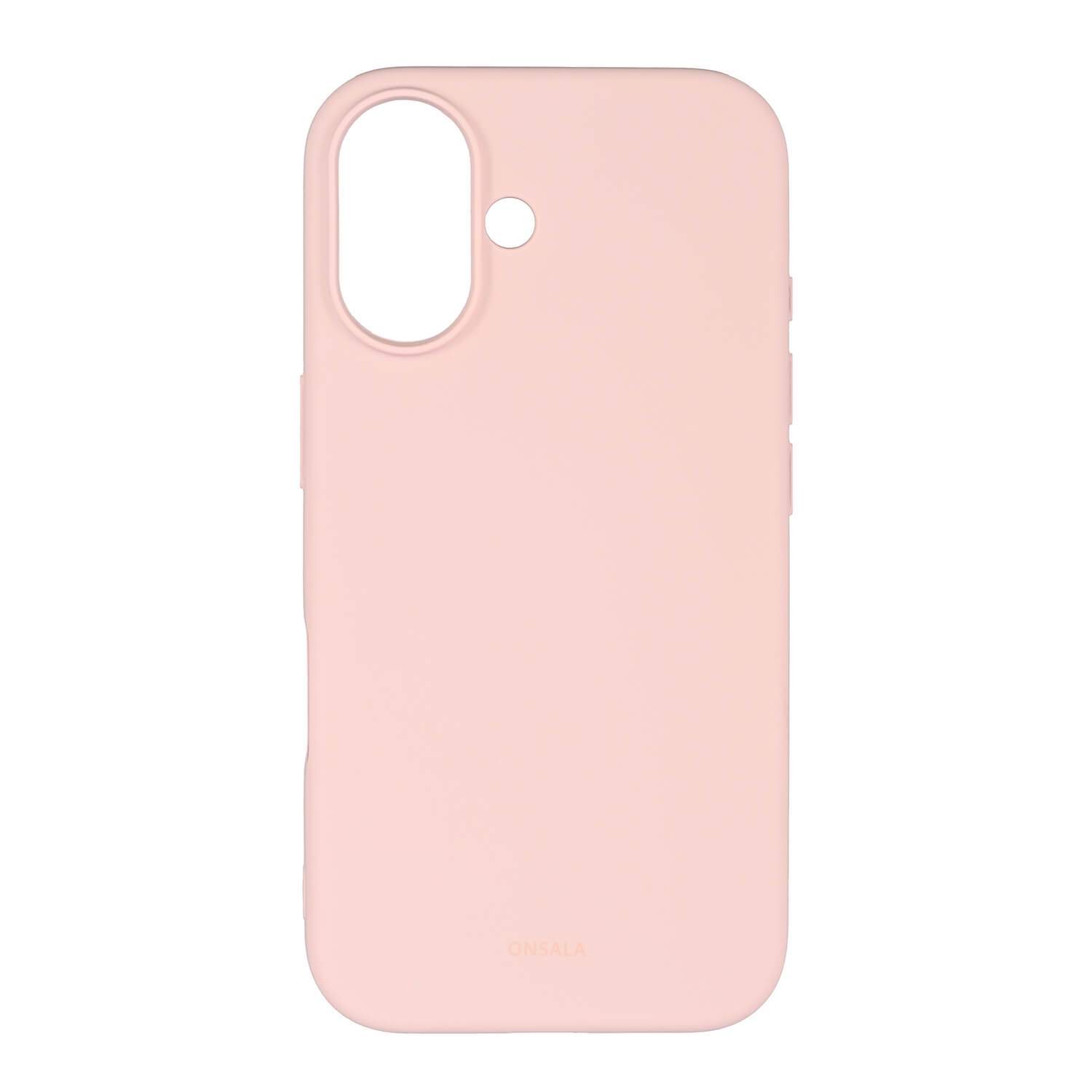 ONSALA Bagside Sil Touch Genbrugt MagSerie iPhone 16 Kridt Pink
