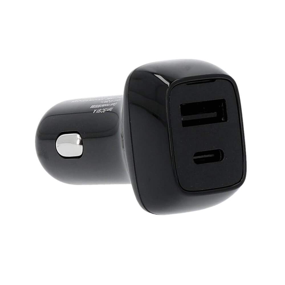 GEAR Oplader 12/24V 1xUSB-C + 1xUSB-A PD 20-32W + 2,4A Sort