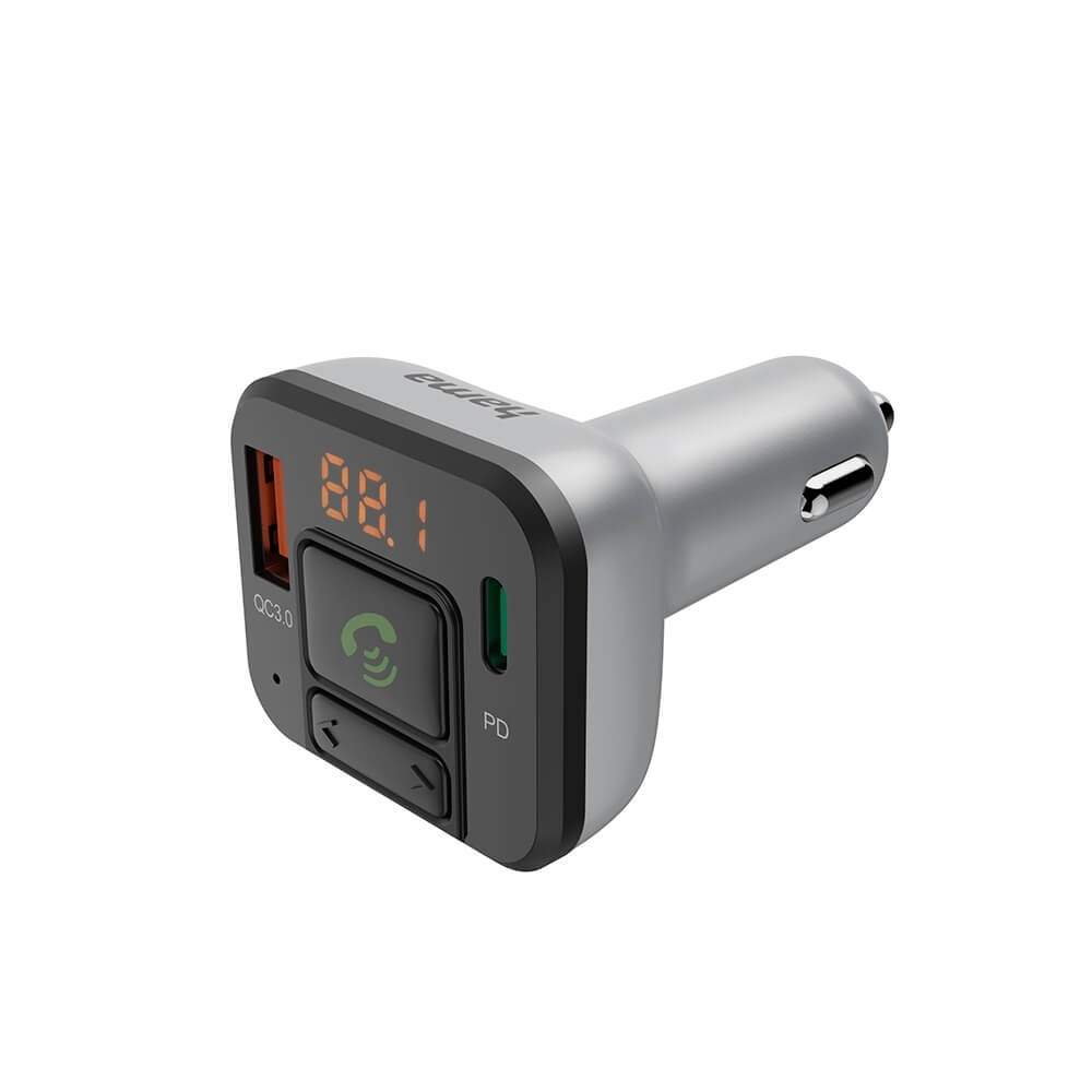 HAMA FM-transmitter Bluetooth Hands-Free USB-C PD/QC | Elektronik - Biltillbehör - FM-Sändare | Pryloteket