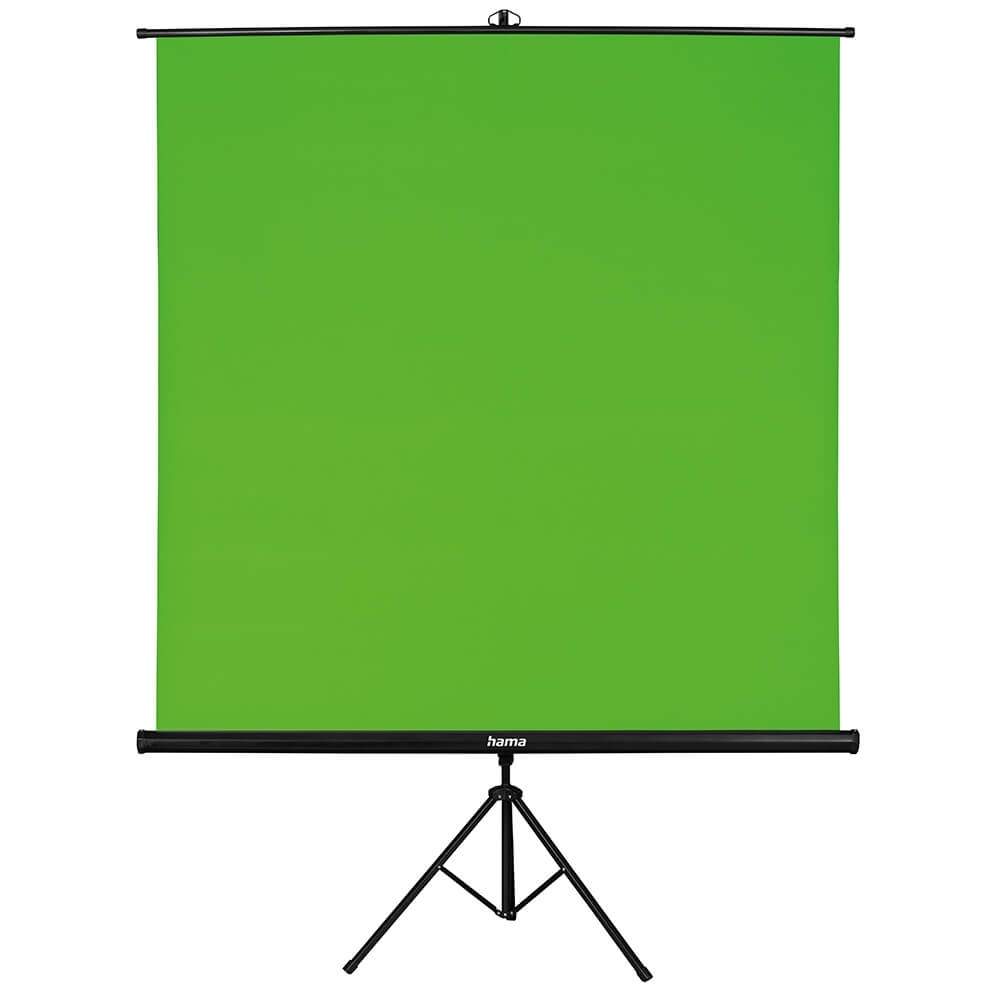 HAMA Background Green Screen with Tripod 180x180 cm | Elektronik - Tillbehör Mobil & Surfplatta - Surfplatta Tillbehör - Stativ | Pryloteket