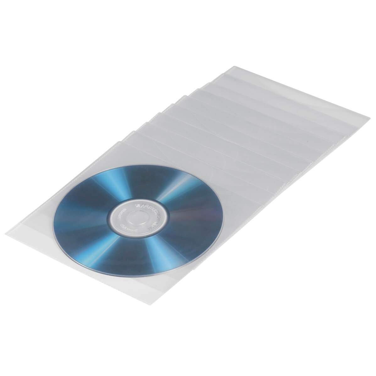 HAMA CD DVD tasku PP läpinäkyvässä 100 kpl