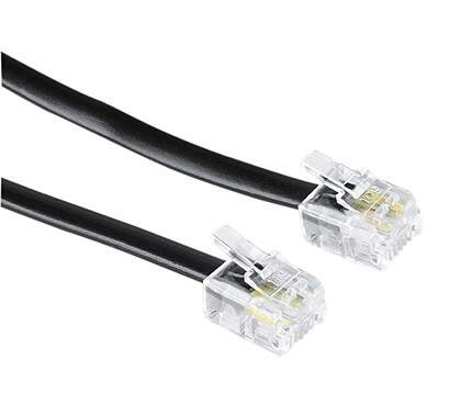 HAMA Kabel Modular 6p4c-6p4c Svart 6m | Hem & Hobby | Pryloteket