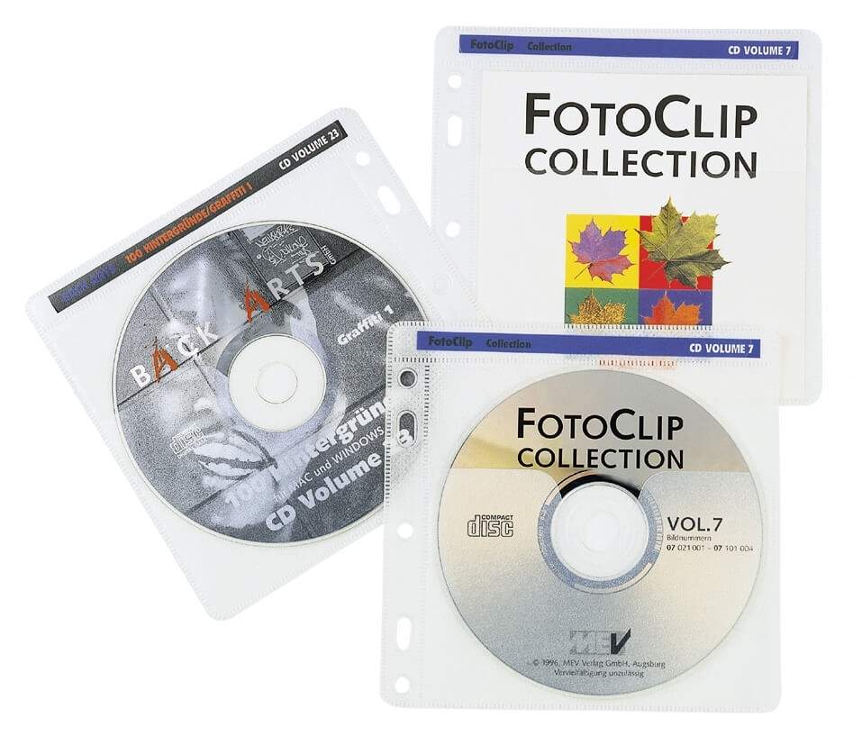 HAMA CD-ROM Sleeve til Binder 80-pak