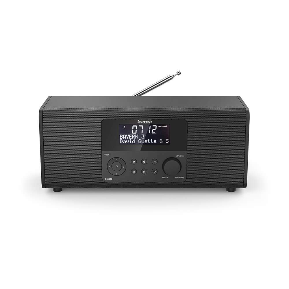 HAMA Radio FM/DAB/DAB+ DR1400 Sort