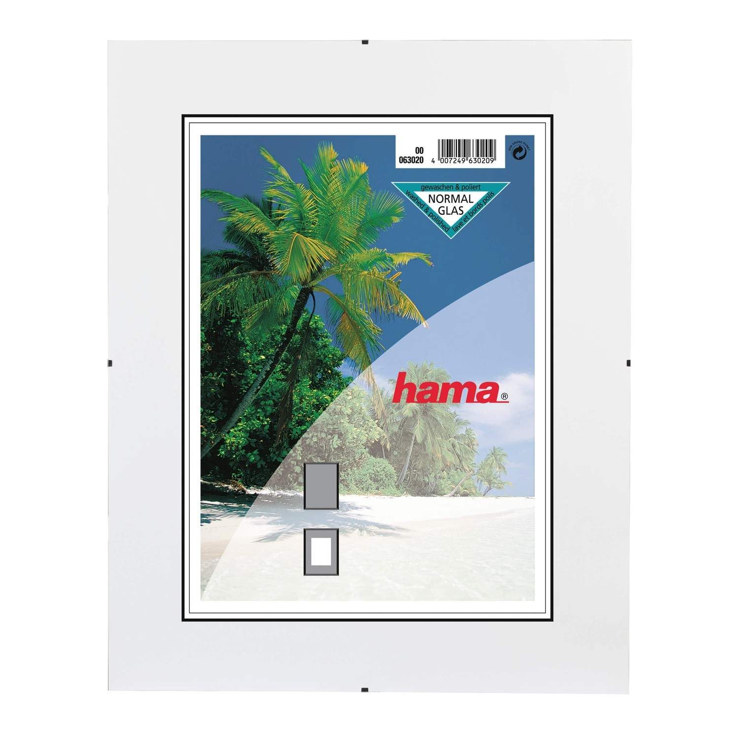 HAMA Clip-ramme 21x29,7 cm normalt glas Billedstørrelse 15 x 21 cm