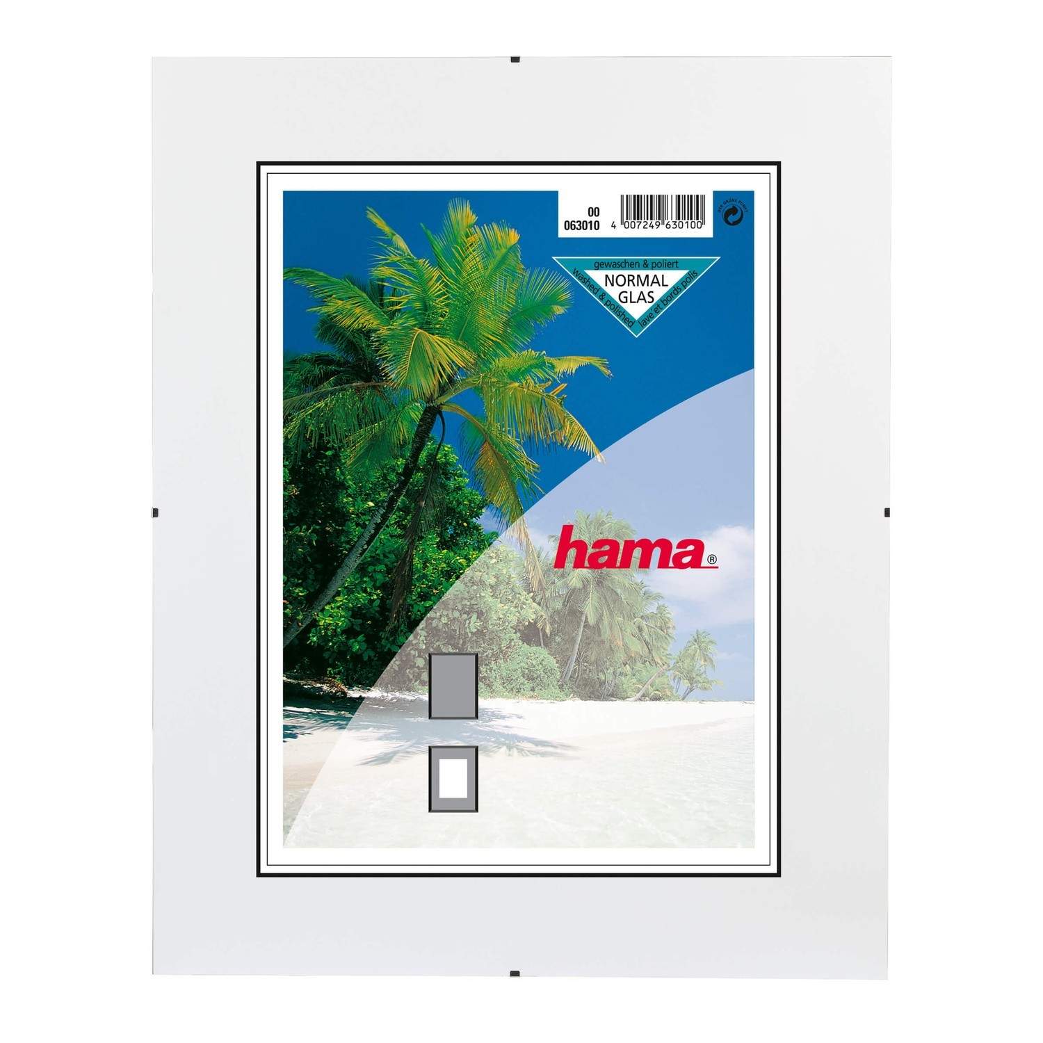 HAMA Clip-ramme 18x24 cm normalt glas Billedstørrelse 10 x 15 cm