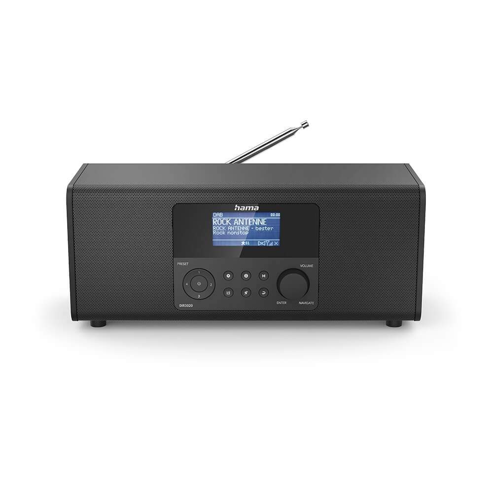 HAMA Radio FM/DAB/DAB+/BT Internet DIR3020BT Black | Sport & Fritid - Friluftsliv & Camping - Belysning | Pryloteket